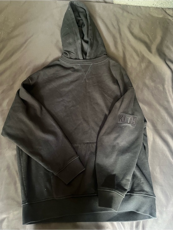 Kith Other - Kith Black Pullover Hoodie with Sleeve Logo